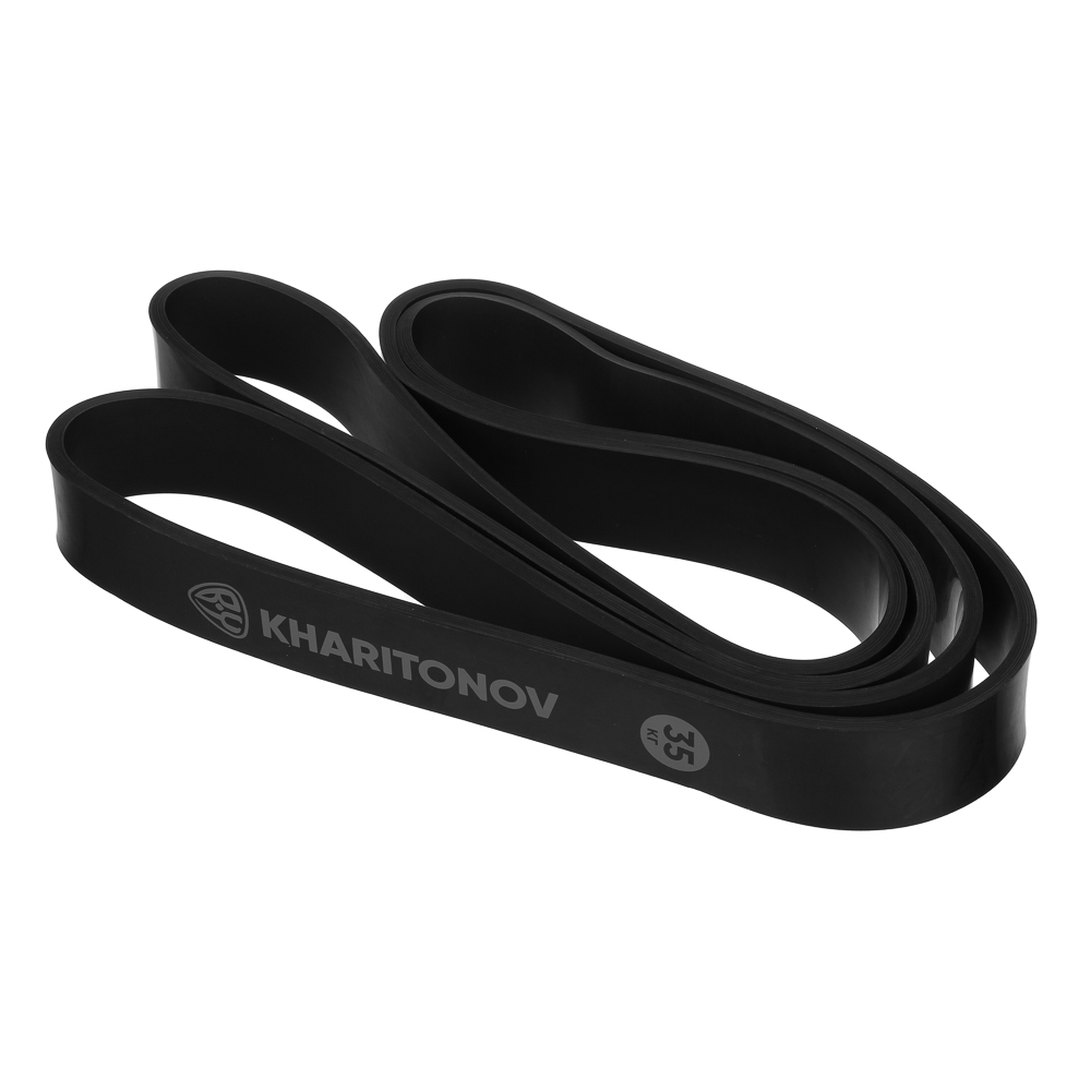 SILAPRO BY ХАРИТОНОВ Лента для фитнеса силовая эластичная 208х0,45х3,2см, латекс, 35 кг, арт.№ 050-002