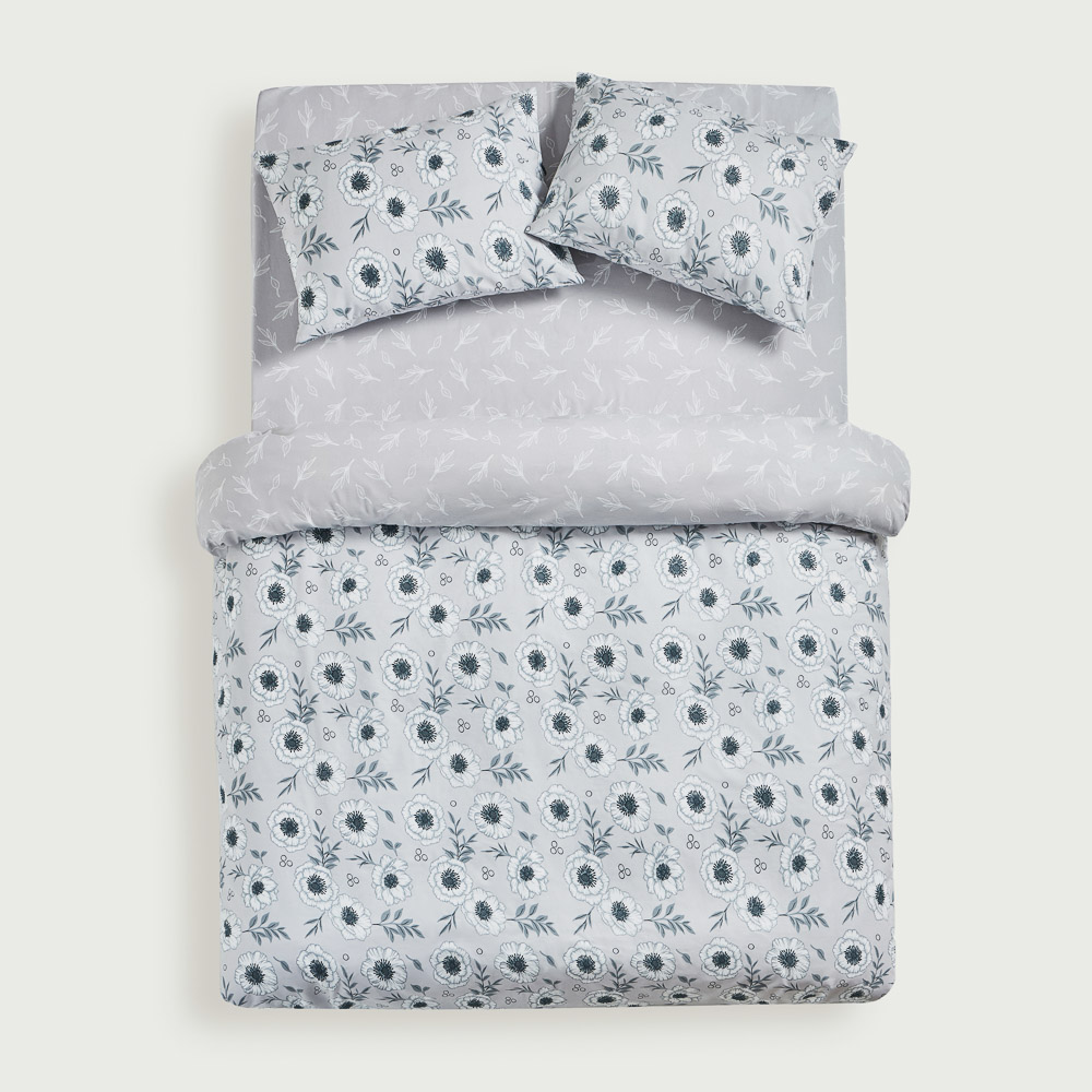 PROVANCE Нэви Комплект постельного белья евро (4 предмета), бязь, 100% хлопок, 2 дизайна, арт.№ 421-509