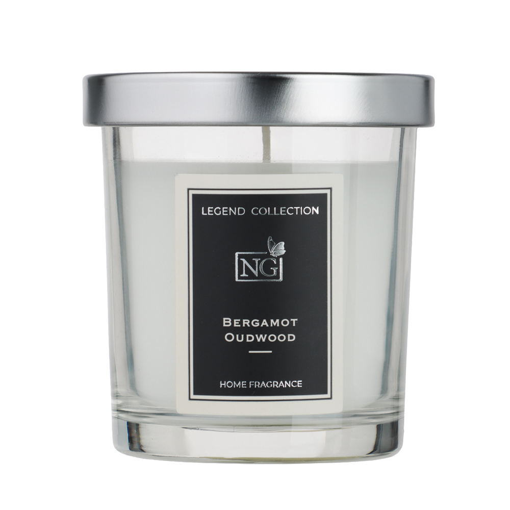 NEW GALAXY Свеча ароматизированная LEGEND COLLECTION, 88 гр, Bergamot Oudwood, арт.№ 778-288