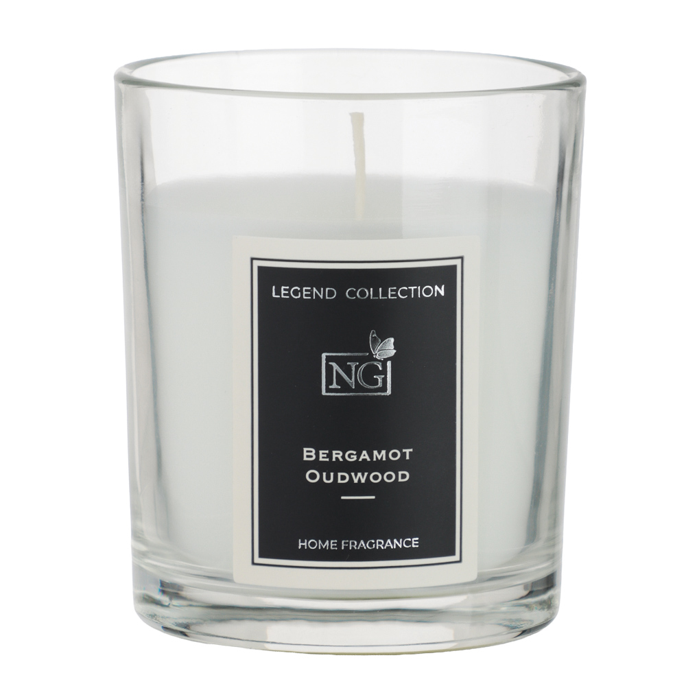 NEW GALAXY Свеча ароматизированная LEGEND COLLECTION, 88 гр, Bergamot Oudwood, арт.№ 778-288