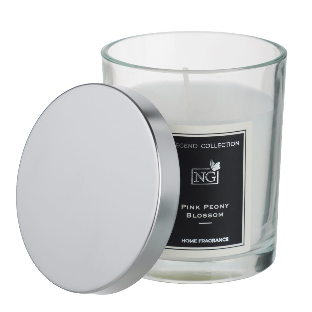 NEW GALAXY Свеча ароматизированная LEGEND COLLECTION, 88 гр, Pink Peony Blossom, арт.№ 778-289