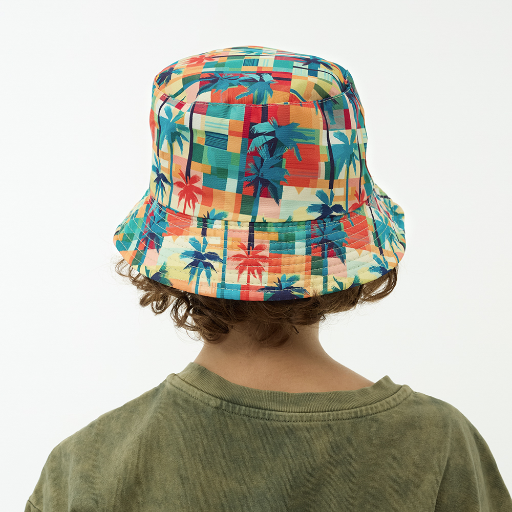 GALANTE Панама подростковая, р.56, 100% полиэстер, пальмы, ВЛ25-07, #4, арт.№ 314-945