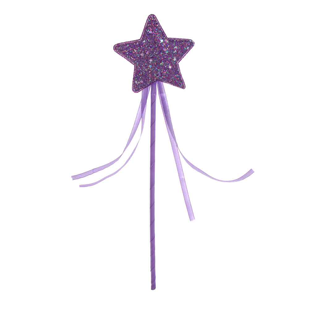 Набор 2 предмета (ободок и волшебная палочка), полиэстер, пластик, 5 дизайнов, арт.№ 585-063