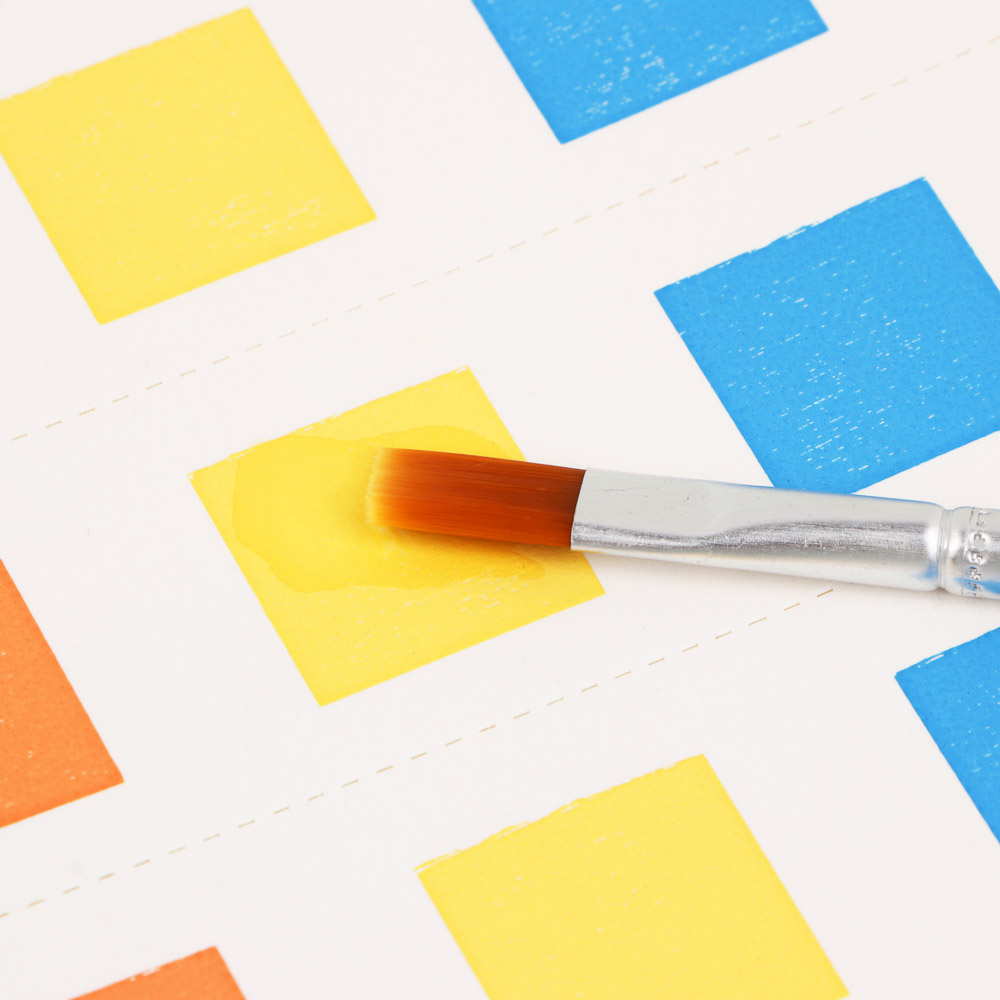 Раскраска детская "Анимэ" с наклейками и сухими красками 19стр, 19х19см, бумага, 4 дизайна, арт.№ 281-290