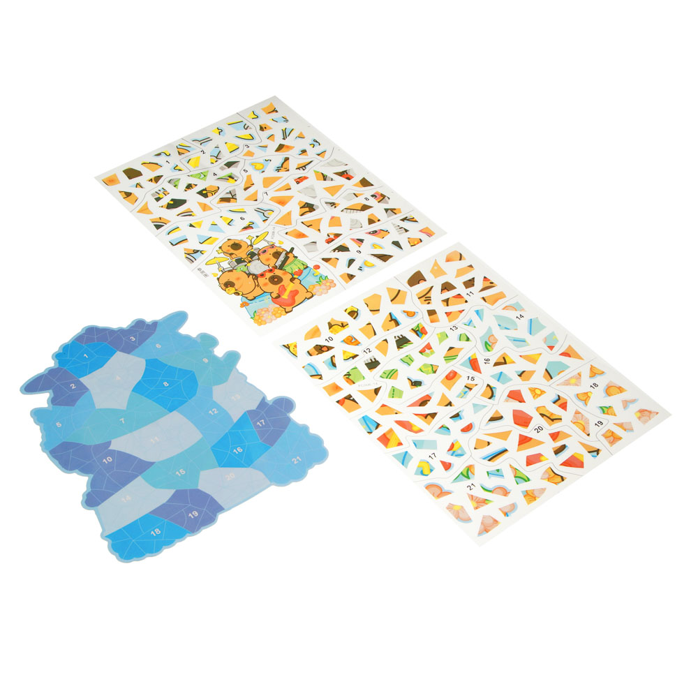 Набор для творчества "Пазлы-наклейки", PET, 14,2х22см, 24 дизайна, арт.№ 287-470