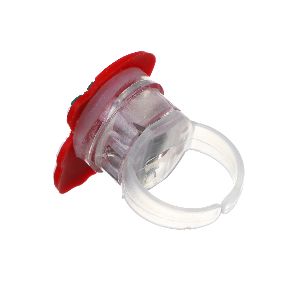 СНОУ БУМ Новогоднее колечко с подсветкой LED, 2-3см, пластик, 2хAG3, 1 режим, ассортимент дизайнов, арт.№ 153-188