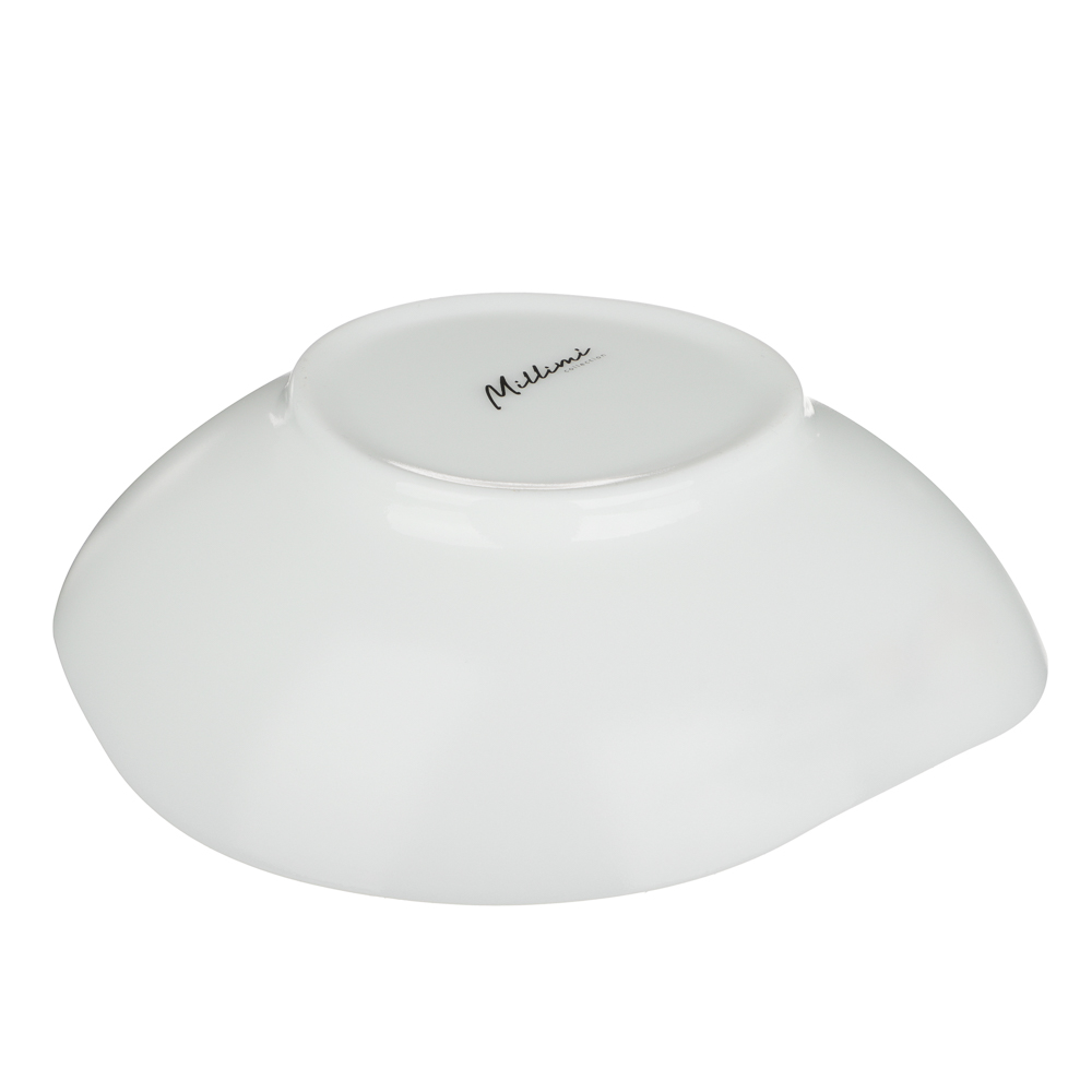 MILLIMI Лилия Салатник, опаловое стекло, 1000мл, 19х7см, треугольная форма, арт.№ 818-326