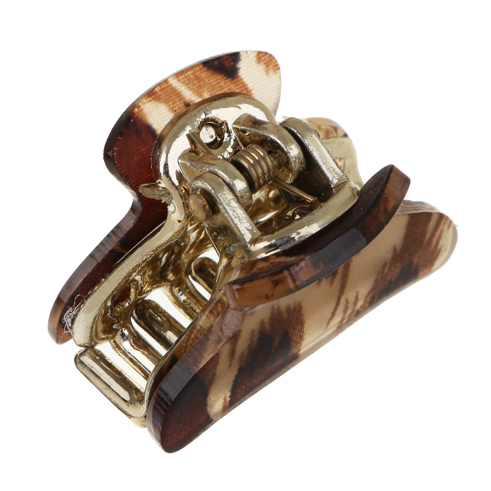 Краб для волос ЮНИLOOK, 3см, пластик, 3 дизайна, ACS-110, арт.№ 321-035