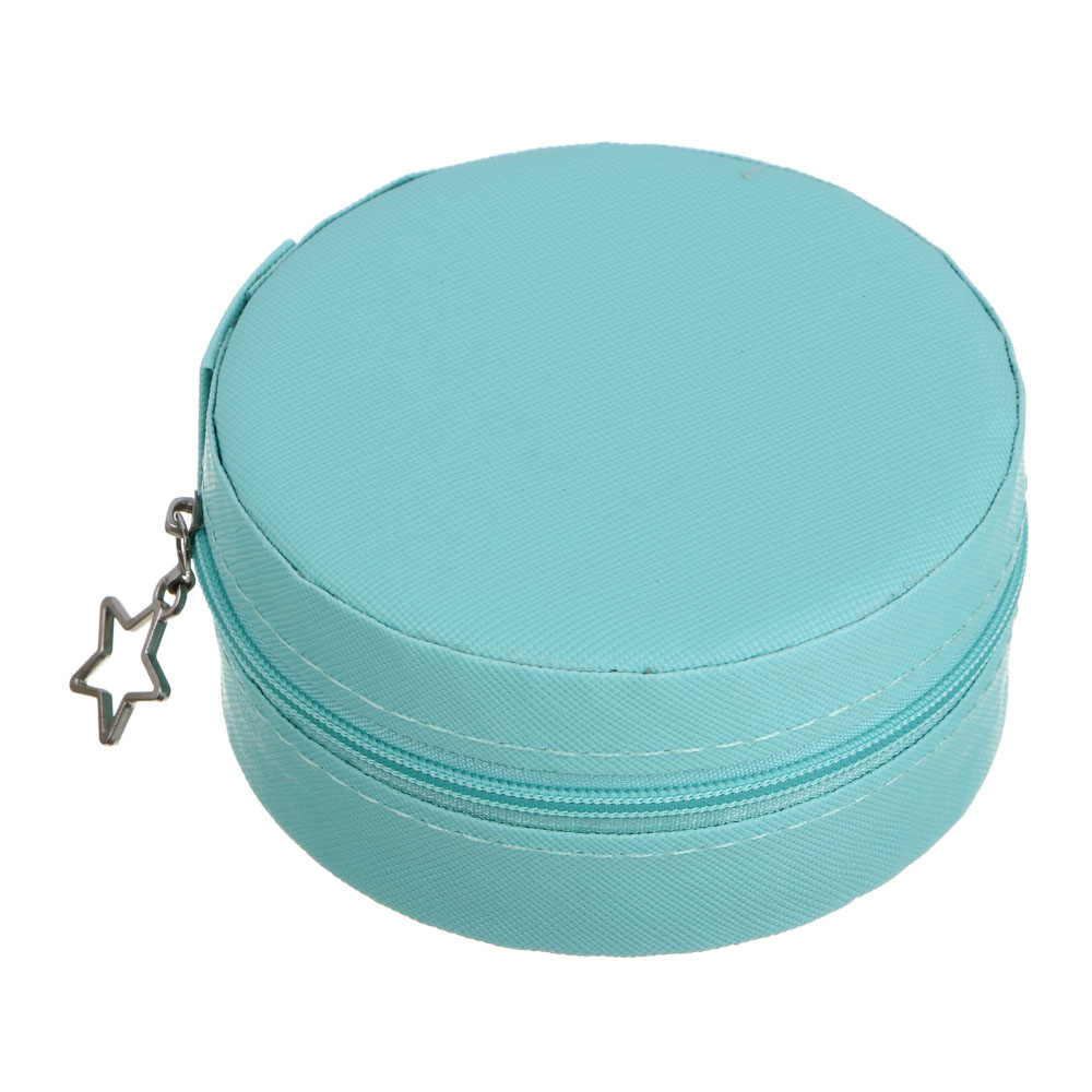 Шкатулка для украшений, 9,5х9,5х4,3см, ПВХ, 2 дизайна, арт.№ 504-949