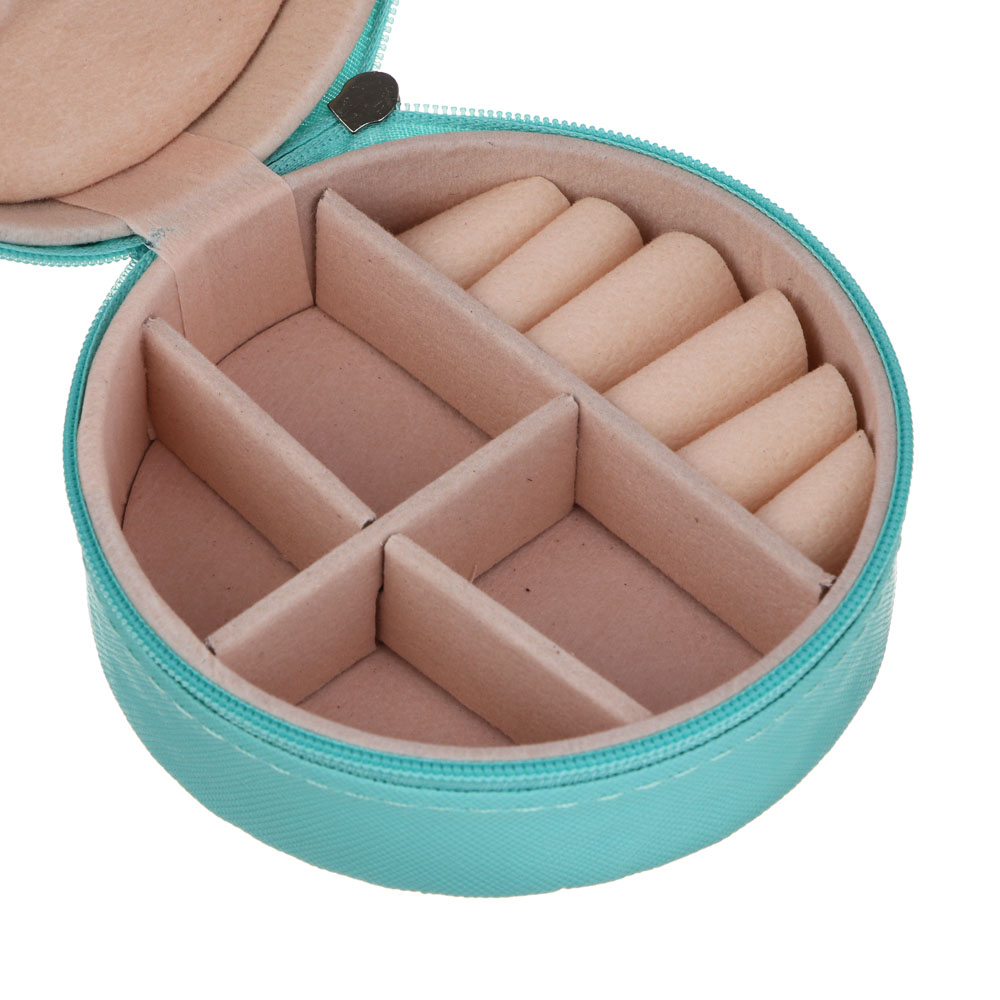 Шкатулка для украшений, 9,5х9,5х4,3см, ПВХ, 2 дизайна, арт.№ 504-949