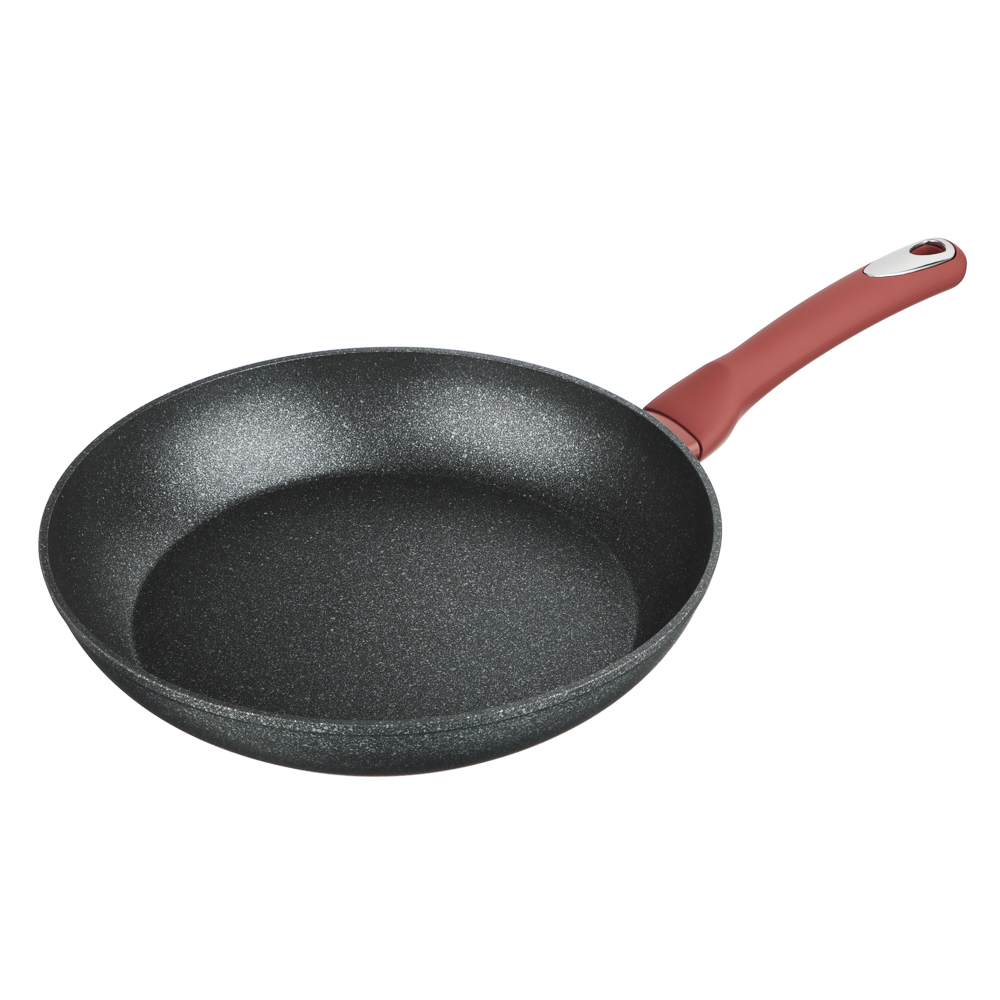 SATOSHI Лувьер Сковорода литая d28см, антипригарное покрытие мрамор, индукция, арт.№ 846-650