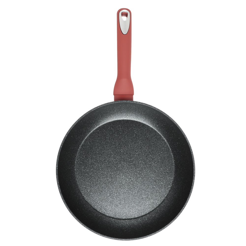 SATOSHI Лувьер Сковорода литая d28см, антипригарное покрытие мрамор, индукция, арт.№ 846-650