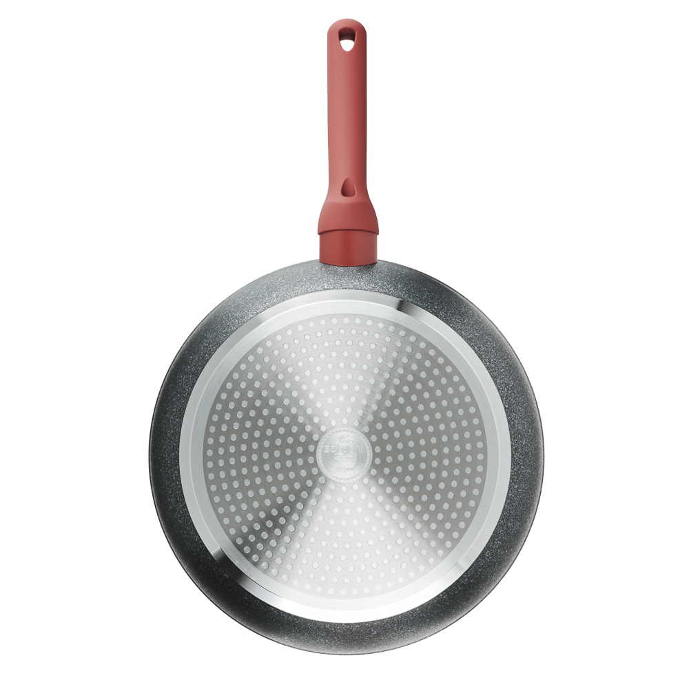 SATOSHI Лувьер Сковорода литая d28см, антипригарное покрытие мрамор, индукция, арт.№ 846-650