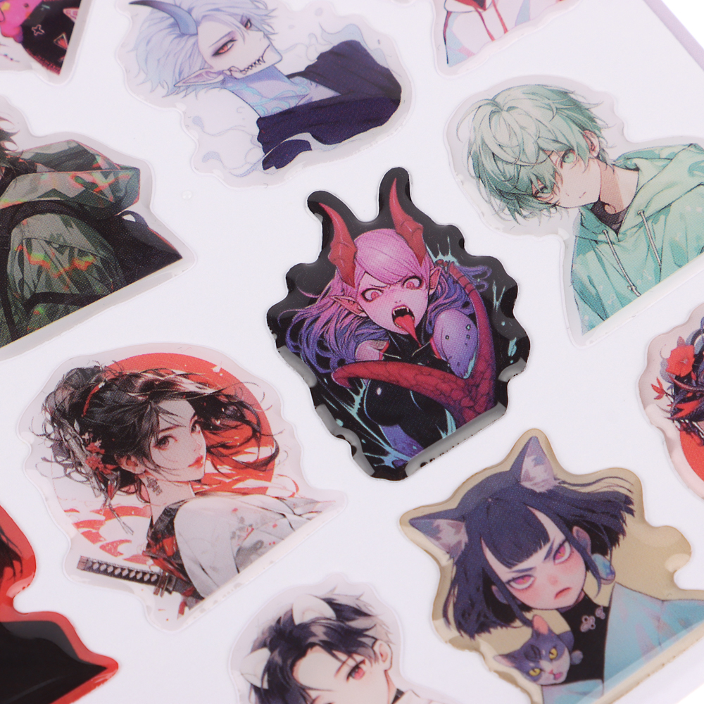 Наклейки эпоксидные, 11x20 см, в ассортименте, арт.№ 503-564