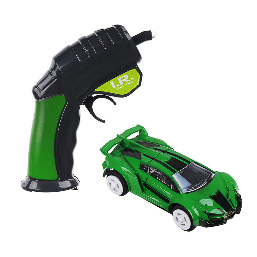 ИГРОЛЕНД Трек двухуровневый "Ночные гонки" с беспроводным ПУ, светящийся, 2АА, PP, PS, 36х32х6см, арт.№ 276-106