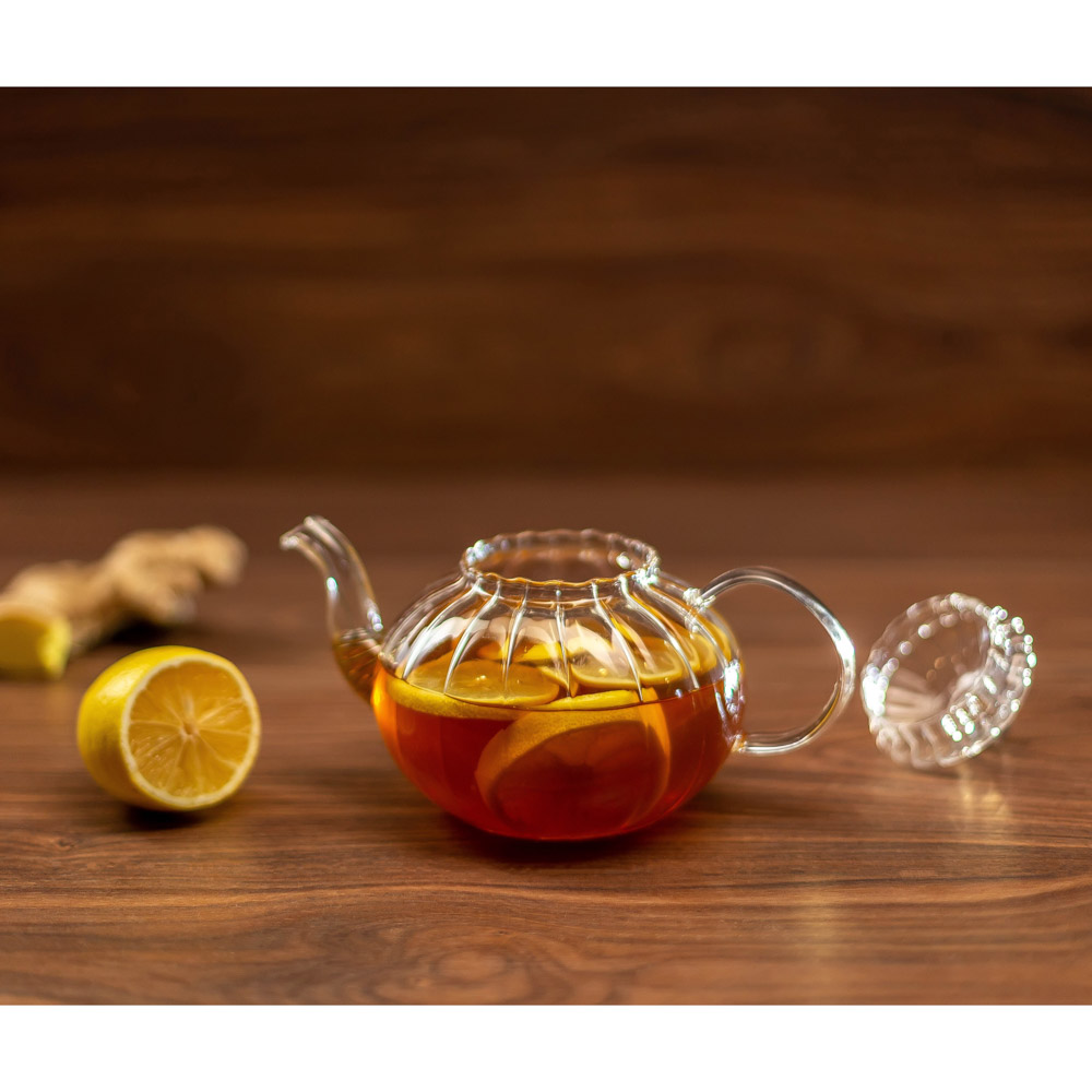 VETTA Чайник заварочный 800мл, с металлическим фильтром, стекло, арт.№ 850-158