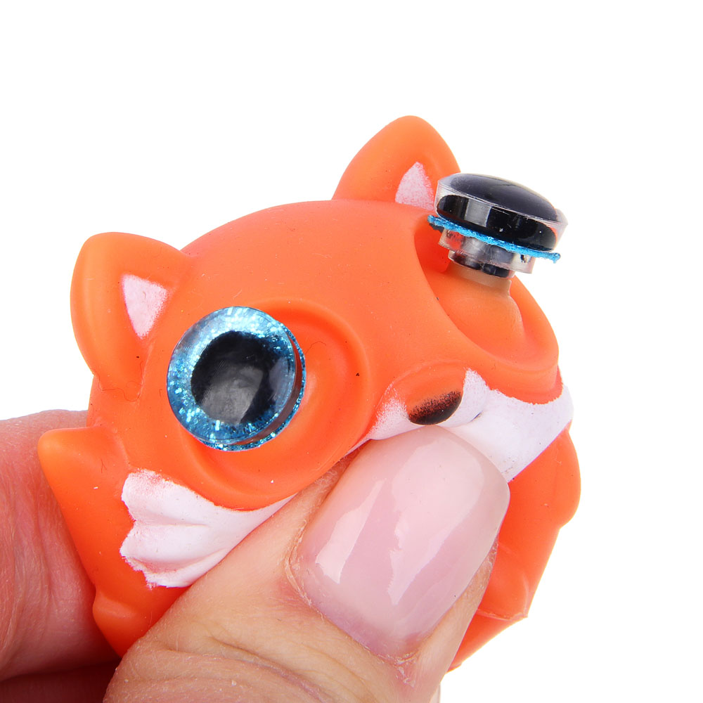 ИГРОЛЕНД Игрушка-сюрприз «Животные с блестящими глазками», PVC, 4,5см, 5 дизайнов, арт.№ 274-273