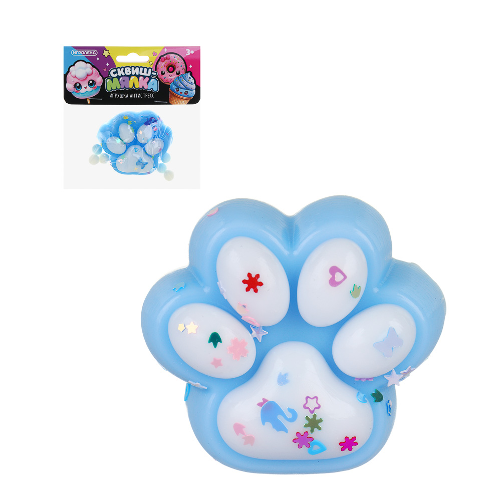 ИГРОЛЕНД Игрушка -  антистресс, мялка "Лакомство", TPR, 15,5х13см, 6 дизайнов, арт.№ 297-123