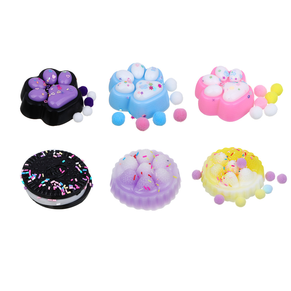 ИГРОЛЕНД Игрушка -  антистресс, мялка "Лакомство", TPR, 15,5х13см, 6 дизайнов, арт.№ 297-123