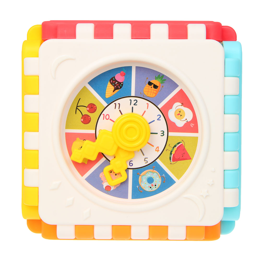 Развивающая игрушка сортер ИГРОЛЕНД "Бизикуб", PP, 8,2х8,2х8,2см, арт.№ 270-059