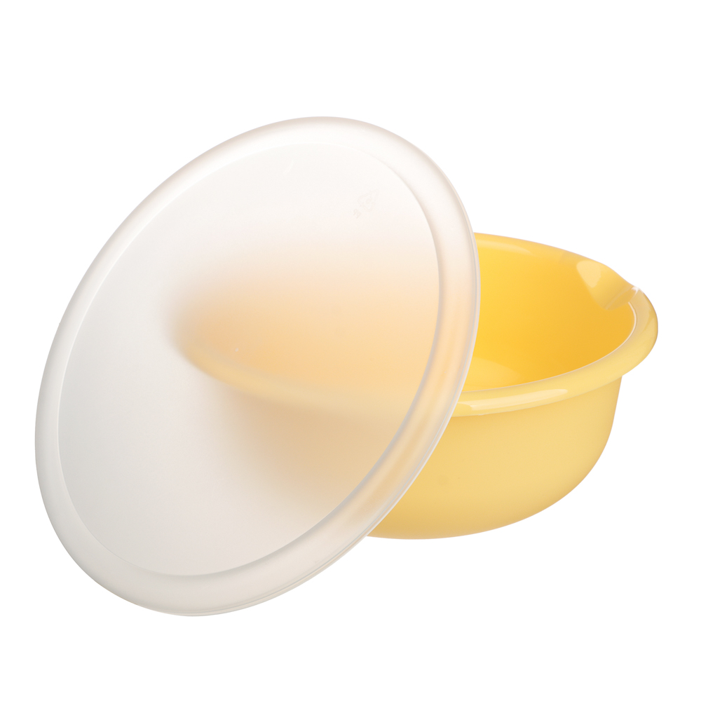 Ботаника Миска с крышкой 3,2л, пластик, 3 цвета, арт.№ 861-574