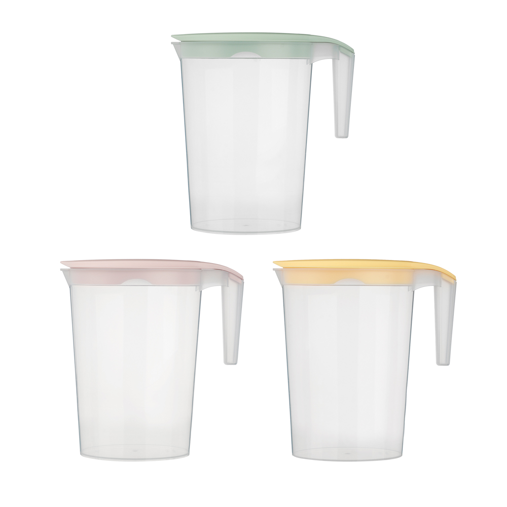 Ботаника Кувшин 2л с крышкой, пластик, 3 цвета, арт.№ 861-575