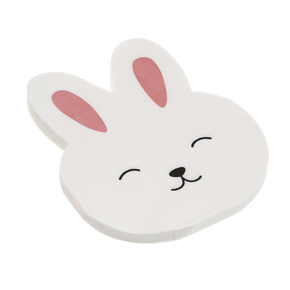 Набор салфеток бумажных "Зайчик", бумага, 20 шт, 16 см, арт.№ 530-457