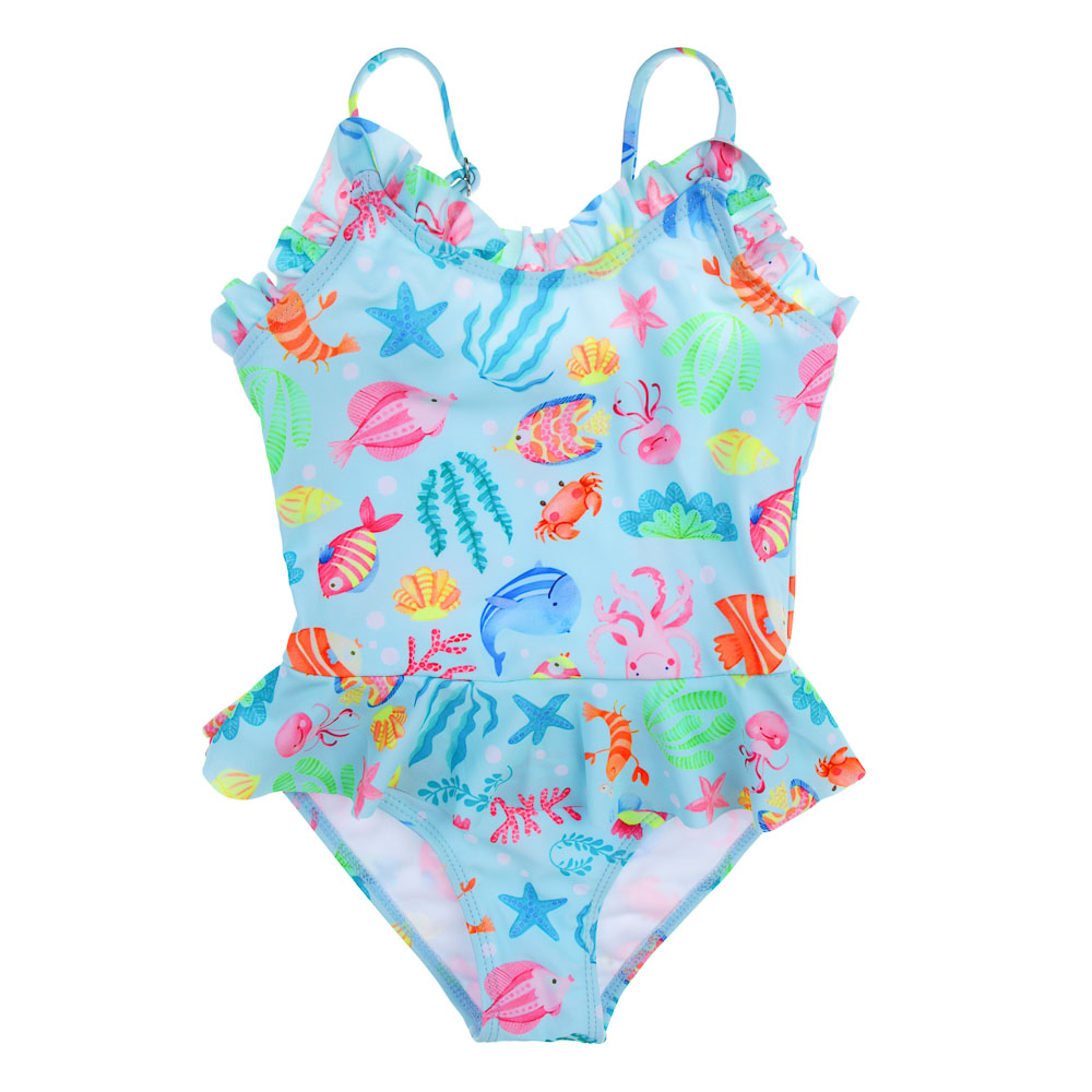 GALANTE Купальник для девочки слитный, р. 98-104, 82% полиэстер, 18% эластан, ВЛ2025-07, арт.№ 331-289