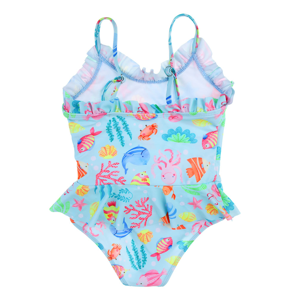 GALANTE Купальник для девочки слитный, р. 98-104, 82% полиэстер, 18% эластан, ВЛ2025-07, арт.№ 331-289