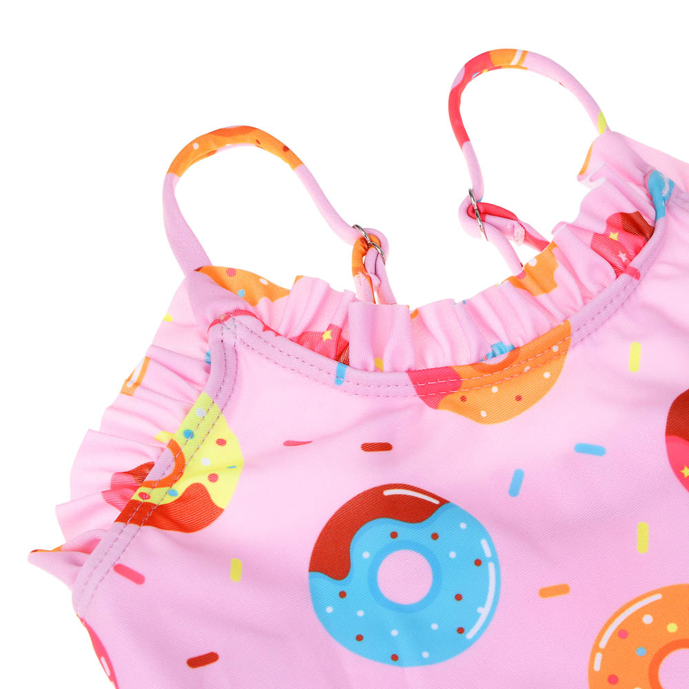 GALANTE Купальник для девочки слитный, р.110-116, 82% полиэстер, 18% эластан, ВЛ25-08, арт.№ 331-290