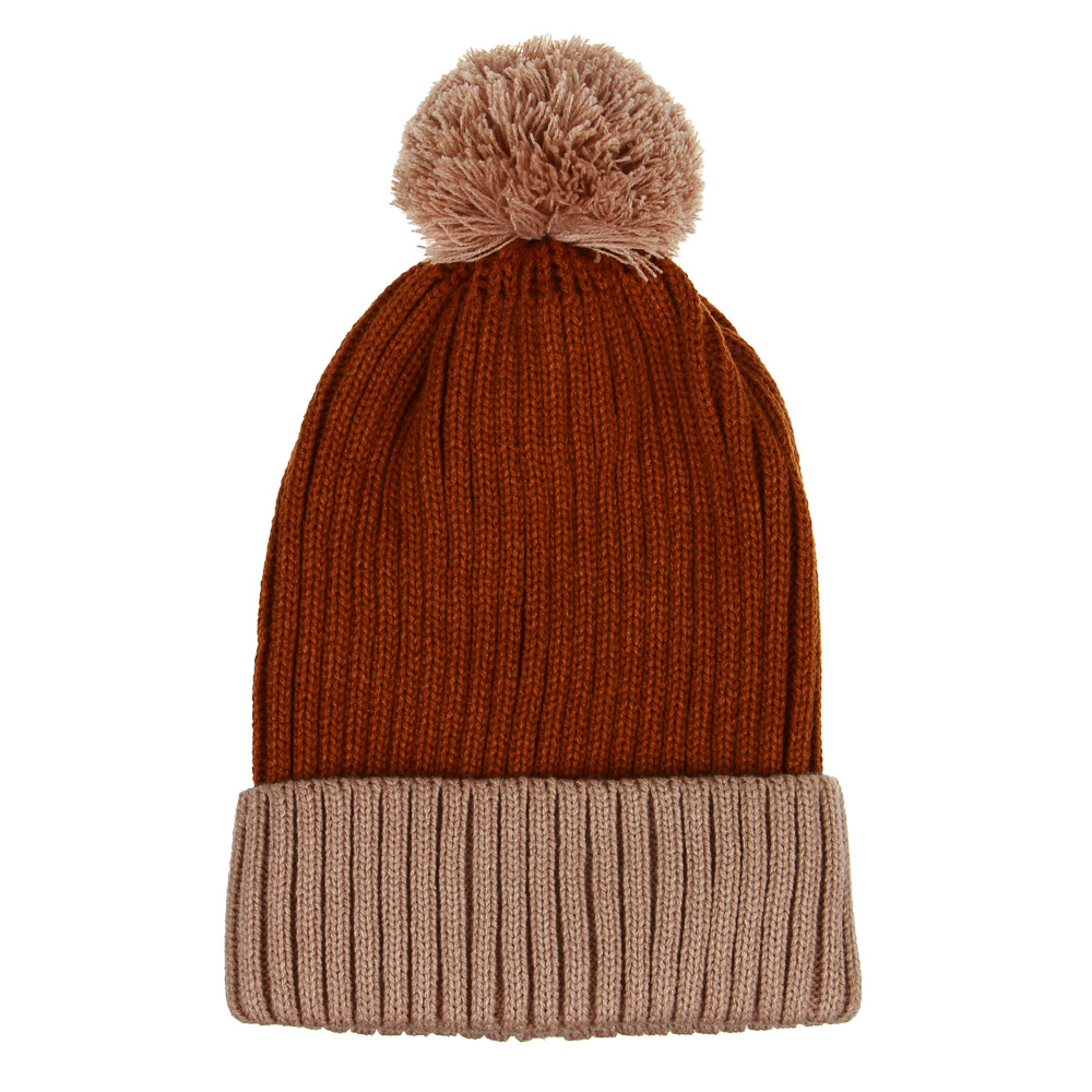 GALANTE Шапка взрослая с помпоном, р 56-58, 6 цветов, ОЗ22-04, арт.№ 314-673