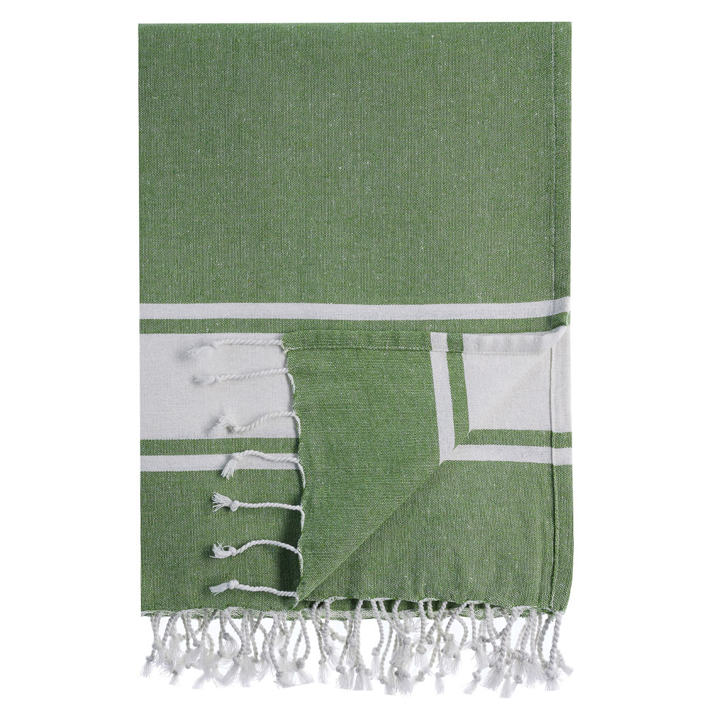 PROVANCE Саммер Покрывало для отдыха 170х180см, 75% хлопок 25% полиэстер, зеленый, арт.№ 496-004