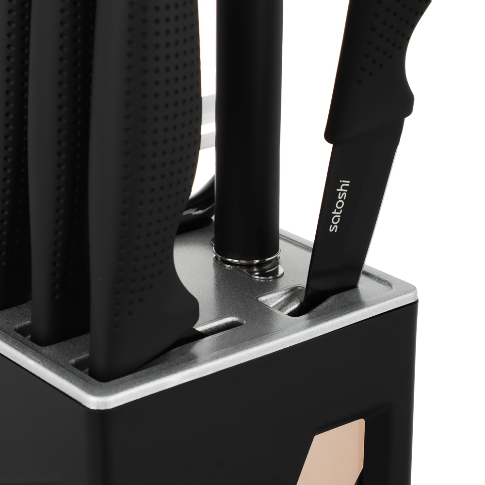 SATOSHI Торонто Набор ножей кухонных 8пр, на подставке, арт.№ 803-416