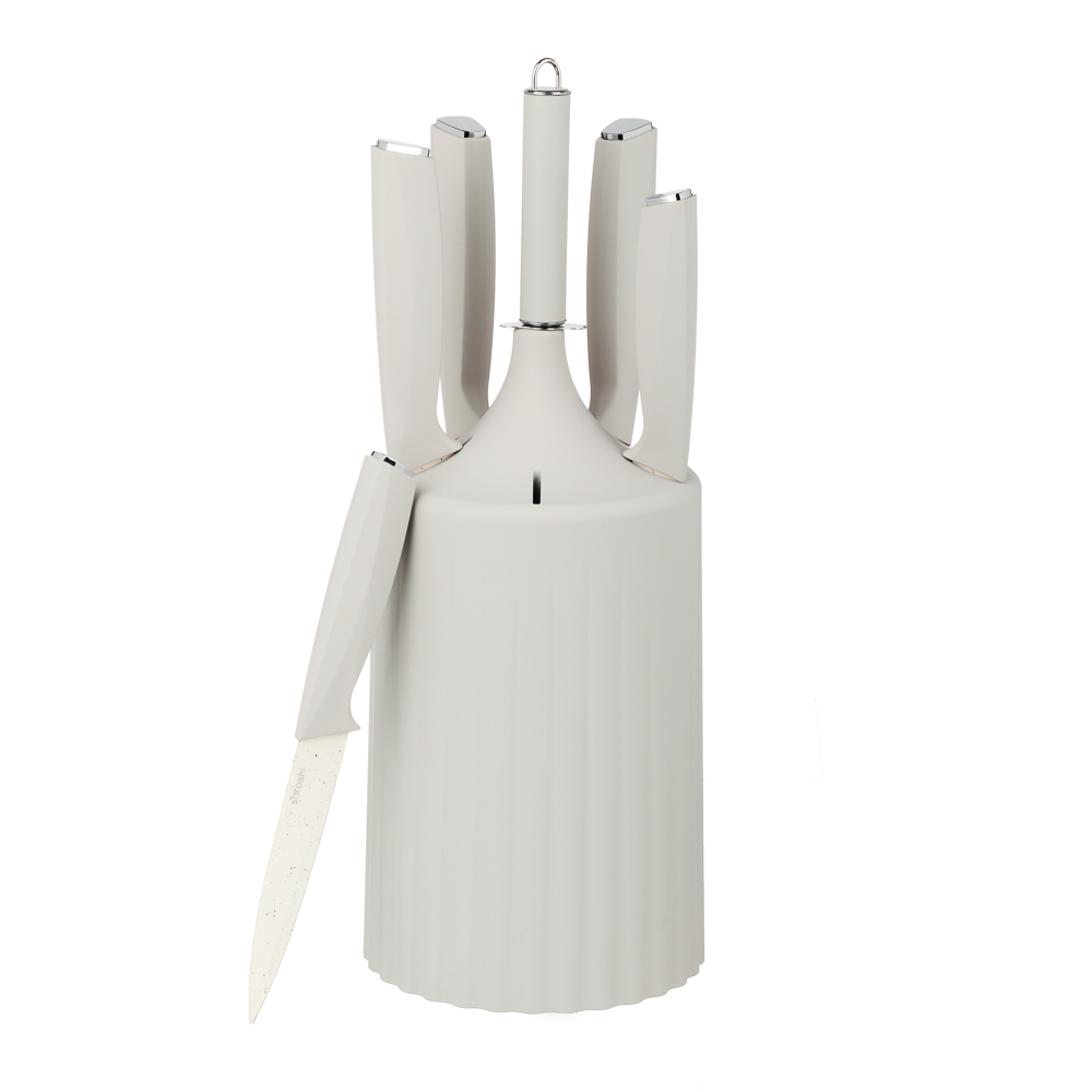 SATOSHI Лиму Набор ножей кухонных 7пр, на подставке, арт.№ 803-417