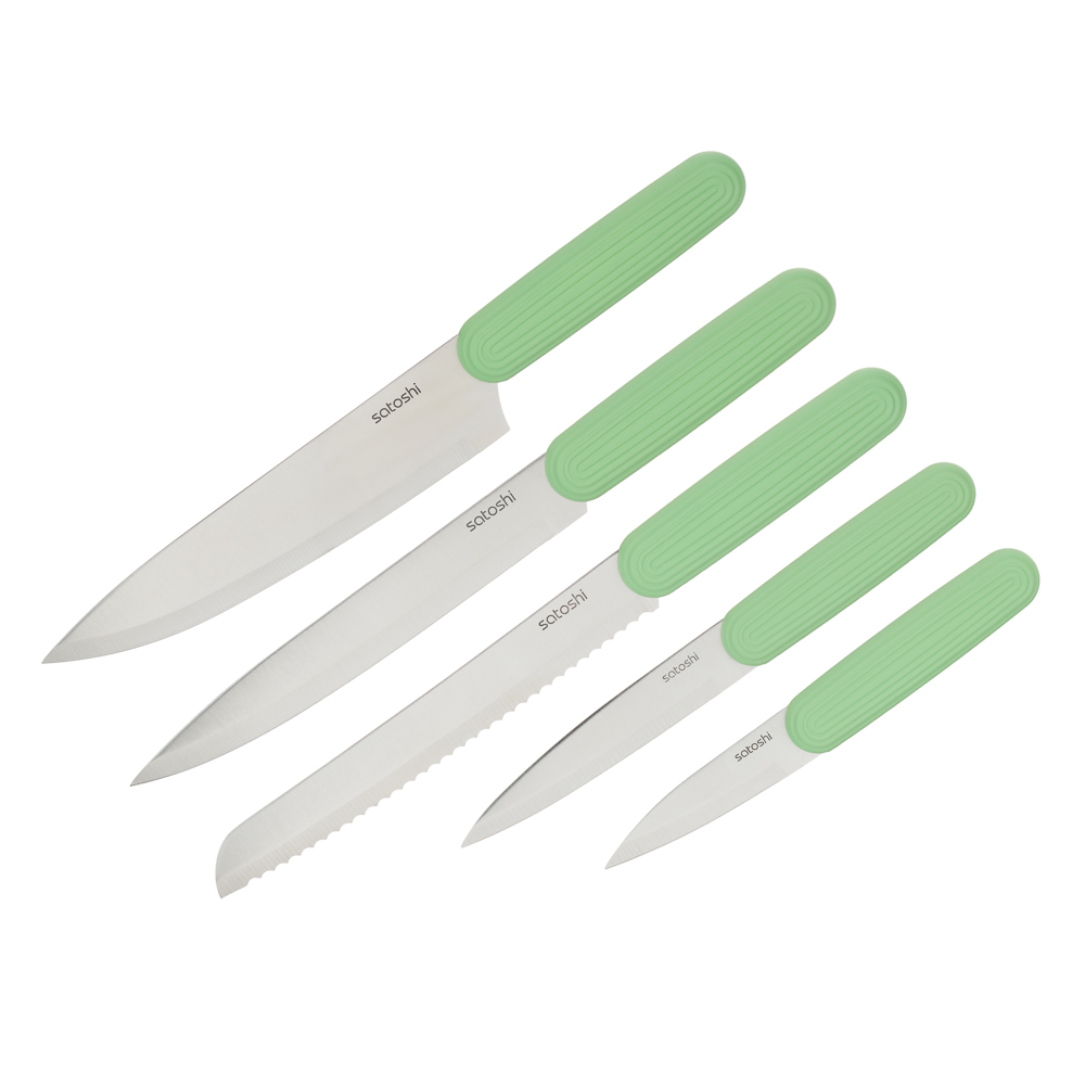 SATOSHI Кайо Набор ножей кухонных 6пр, на подставке, арт.№ 803-418