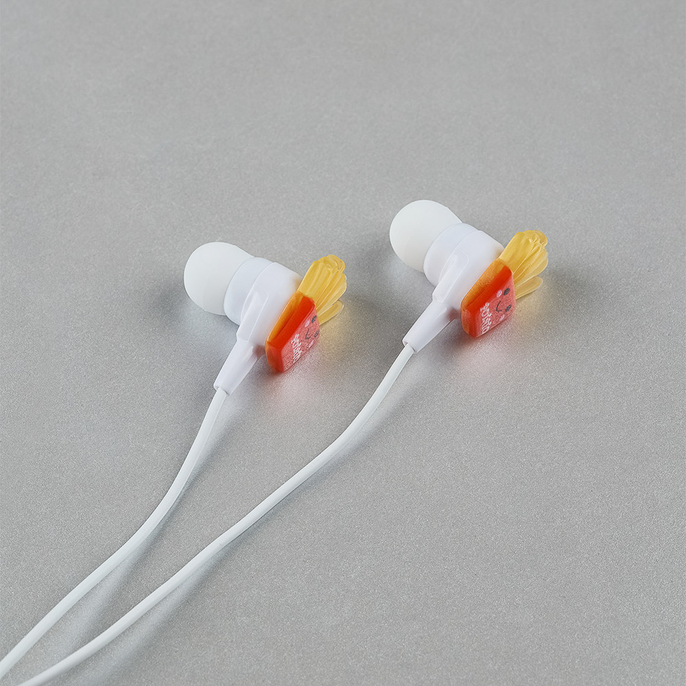 Наушники проводные внутриканальные FORZA Декор, коробка ПВХ, 4 дизайна, арт.№ 916-044