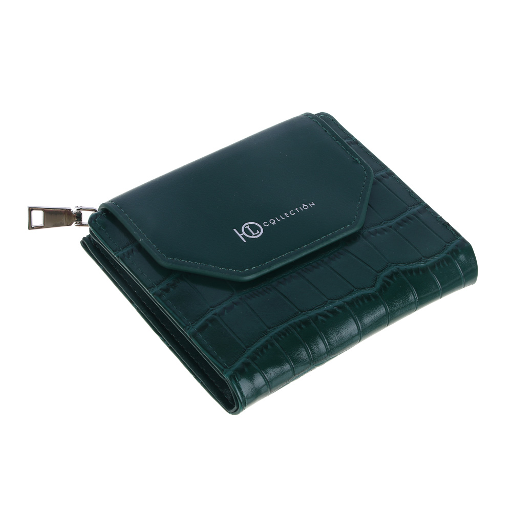 ЮL Кошелек с отд. для карт, купюр, монет, ПУ, 12х10см, 4 цвета ,КЖ23-10, арт.№ 303-962