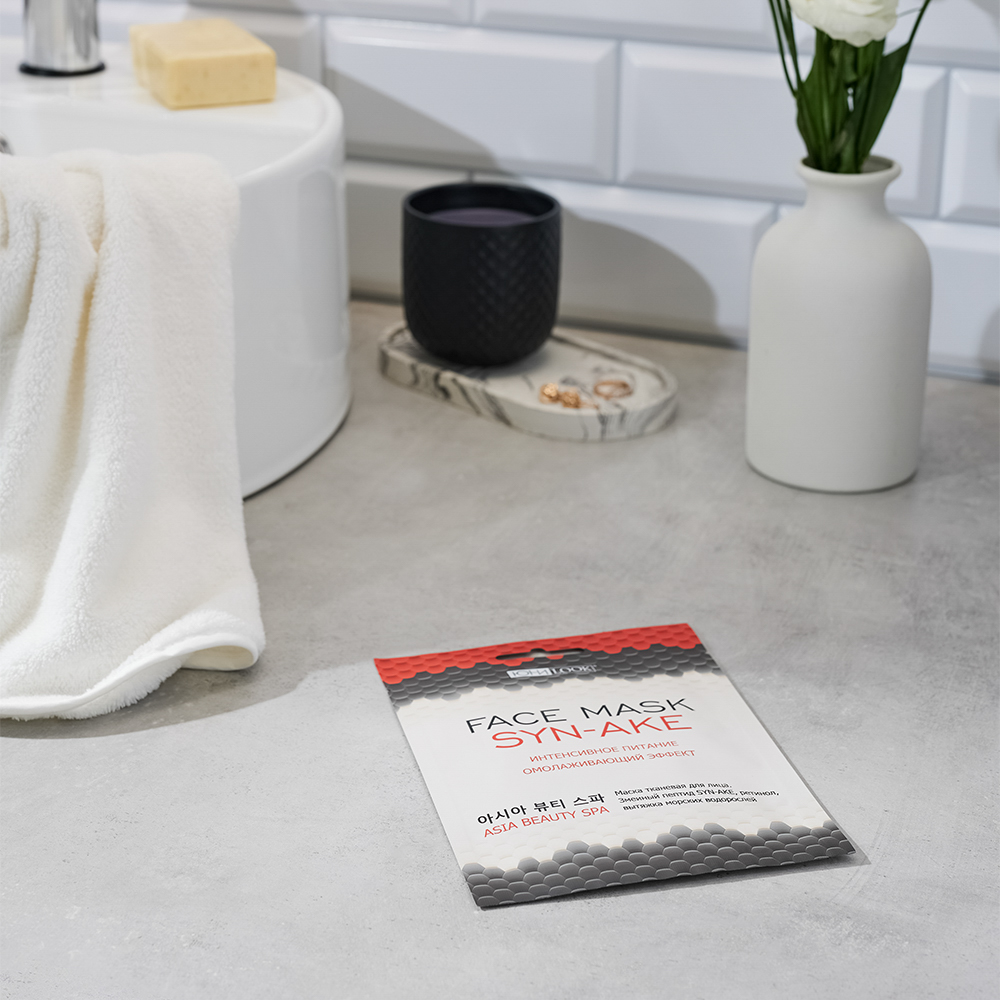 ЮНИLOOK Маска тканевая с синтезированным пептидом SYN-AKE и ретинолом, 22 мл, арт.№ 022-157