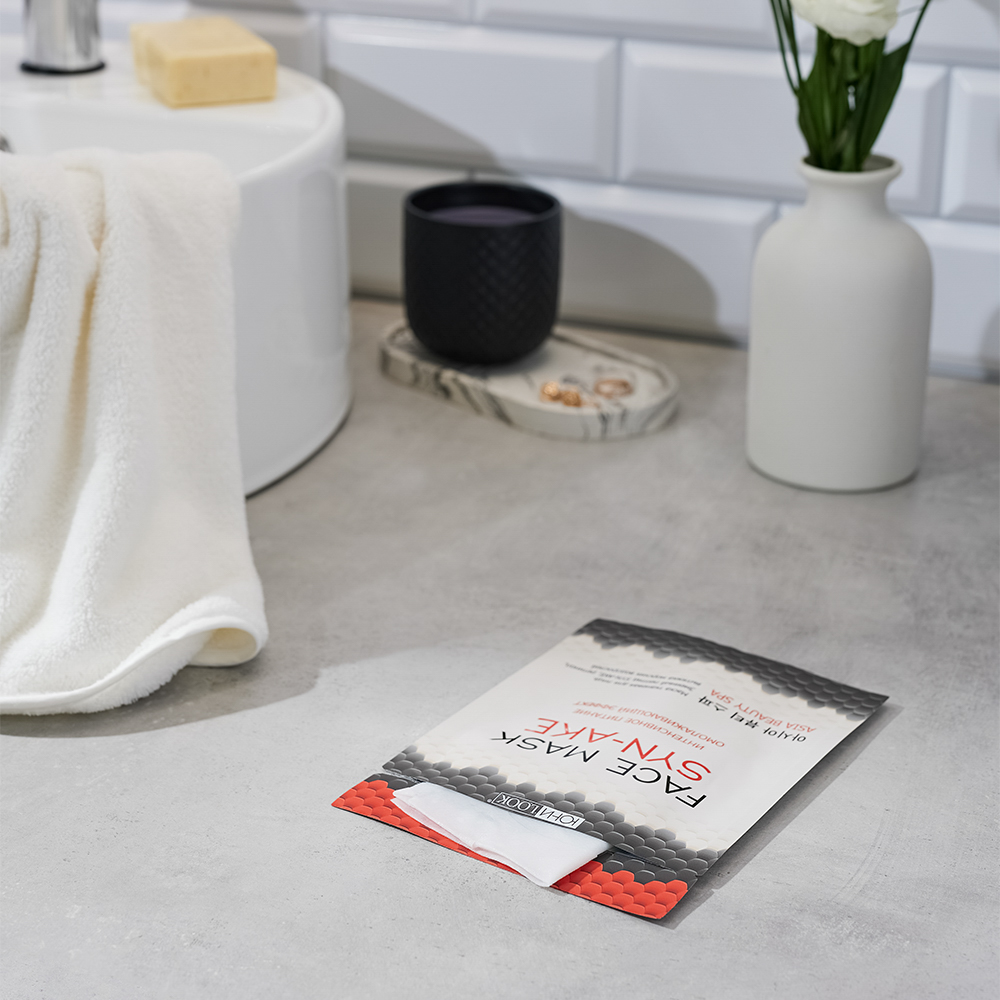 ЮНИLOOK Маска тканевая с синтезированным пептидом SYN-AKE и ретинолом, 22 мл, арт.№ 022-157