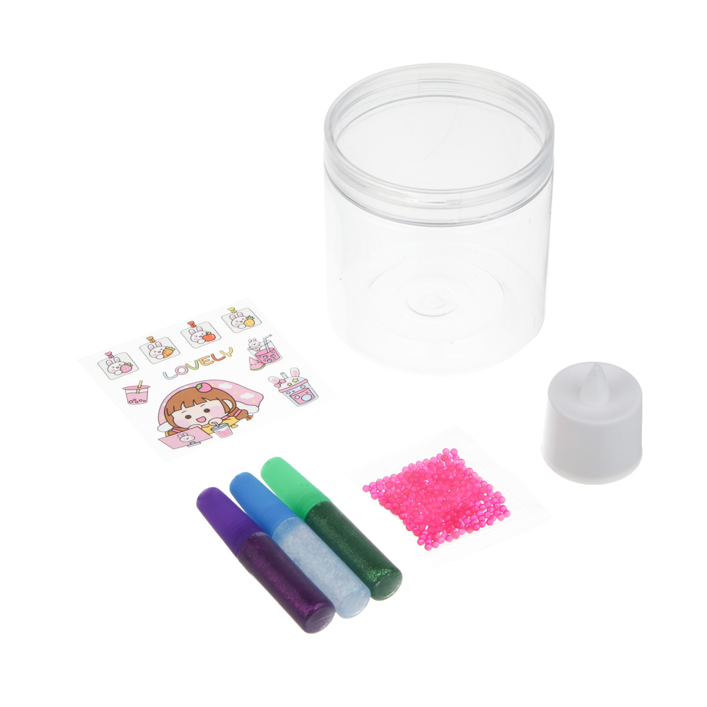 ХОББИХИТ Набор для творчества "Волшебная коробочка", PP, PE, TPR, гель, 9х9,5х8,5см, 2 дизайна, арт.№ 283-242