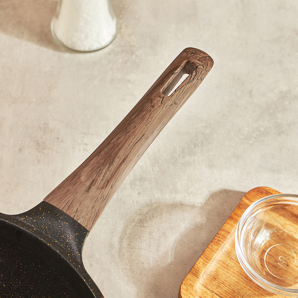 SATOSHI Карнуа Сотейник литой d28см, антипригарное покрытие Мрамор, индукция, арт.№ 846-563