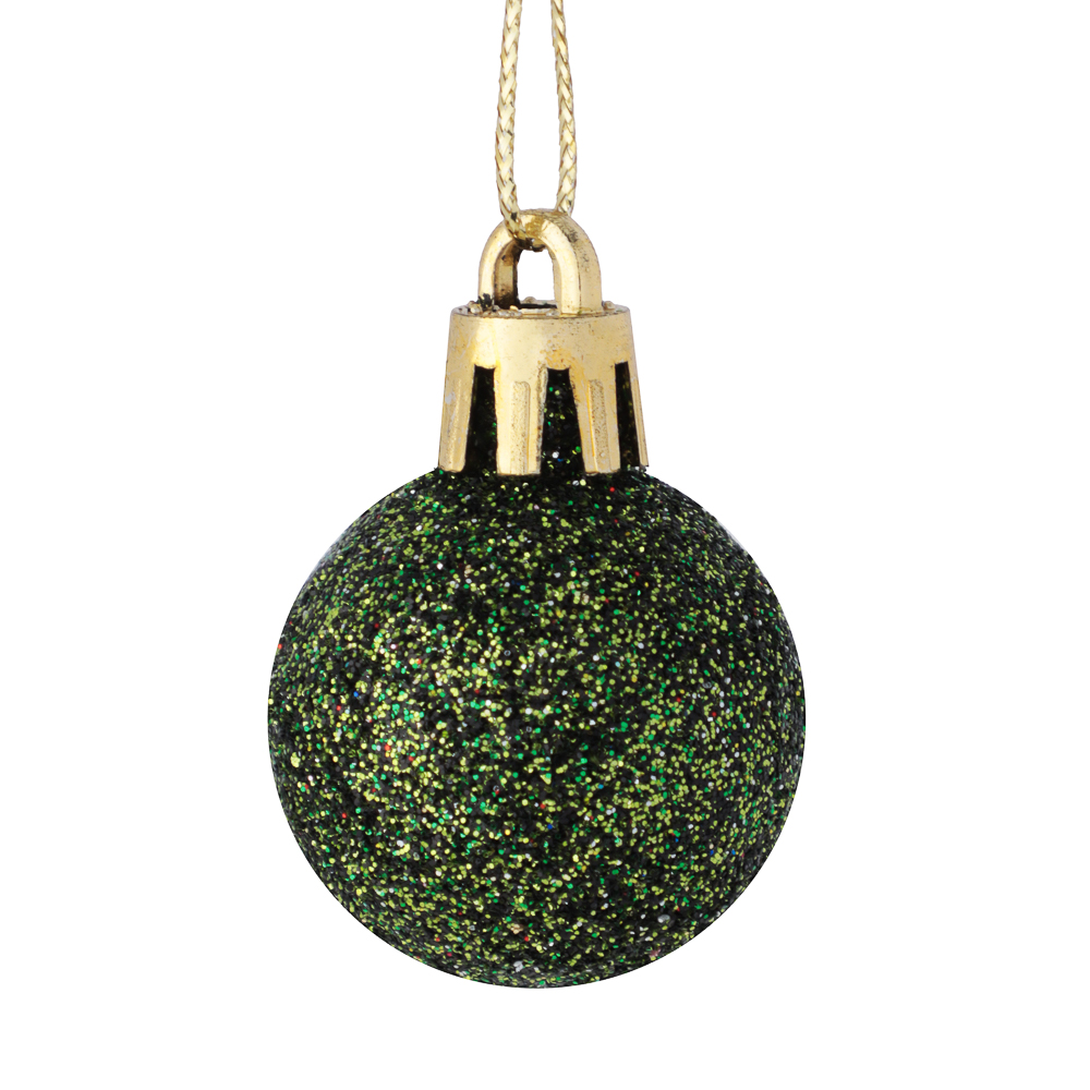 СНОУ БУМ Набор шаров 3 см, 18 шт, зеленый, 26-147, арт.№ 372-702