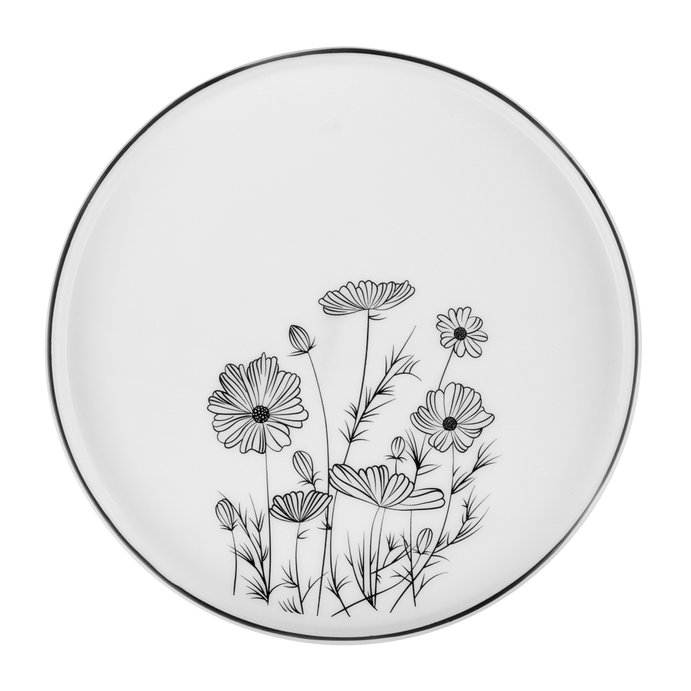 MILLIMI Адриа Тарелка десертная 20x2.1см опаловое стекло, арт.№ 818-346