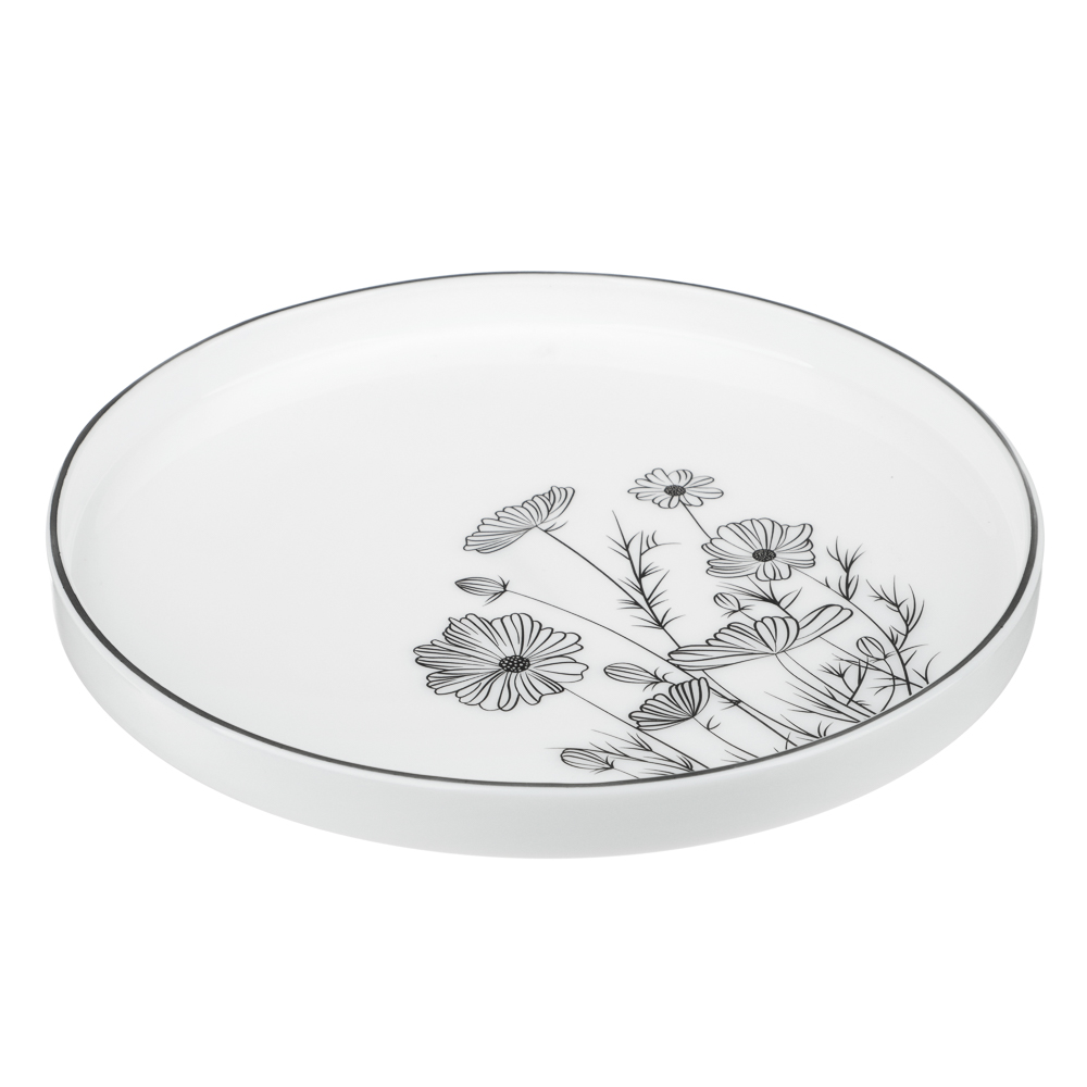 MILLIMI Адриа Тарелка десертная 20x2.1см опаловое стекло, арт.№ 818-346