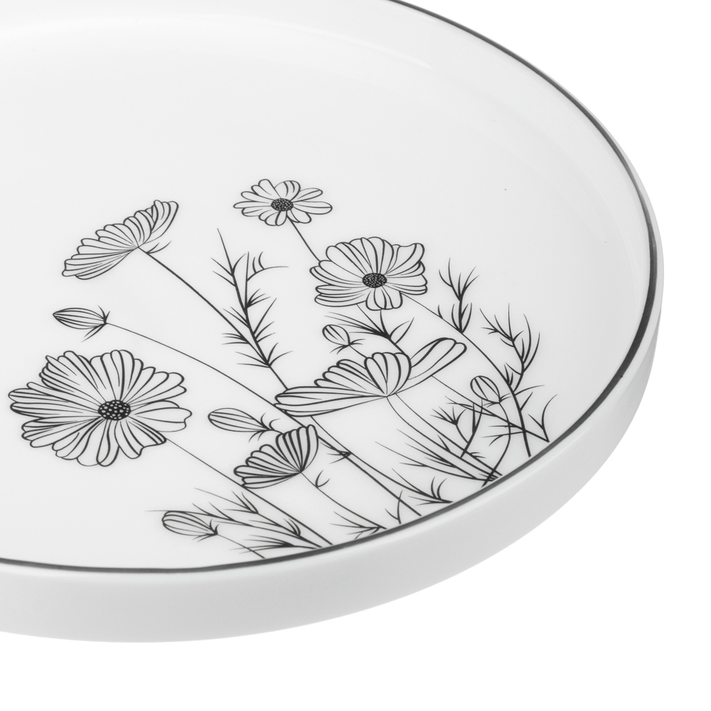 MILLIMI Адриа Тарелка десертная 20x2.1см опаловое стекло, арт.№ 818-346