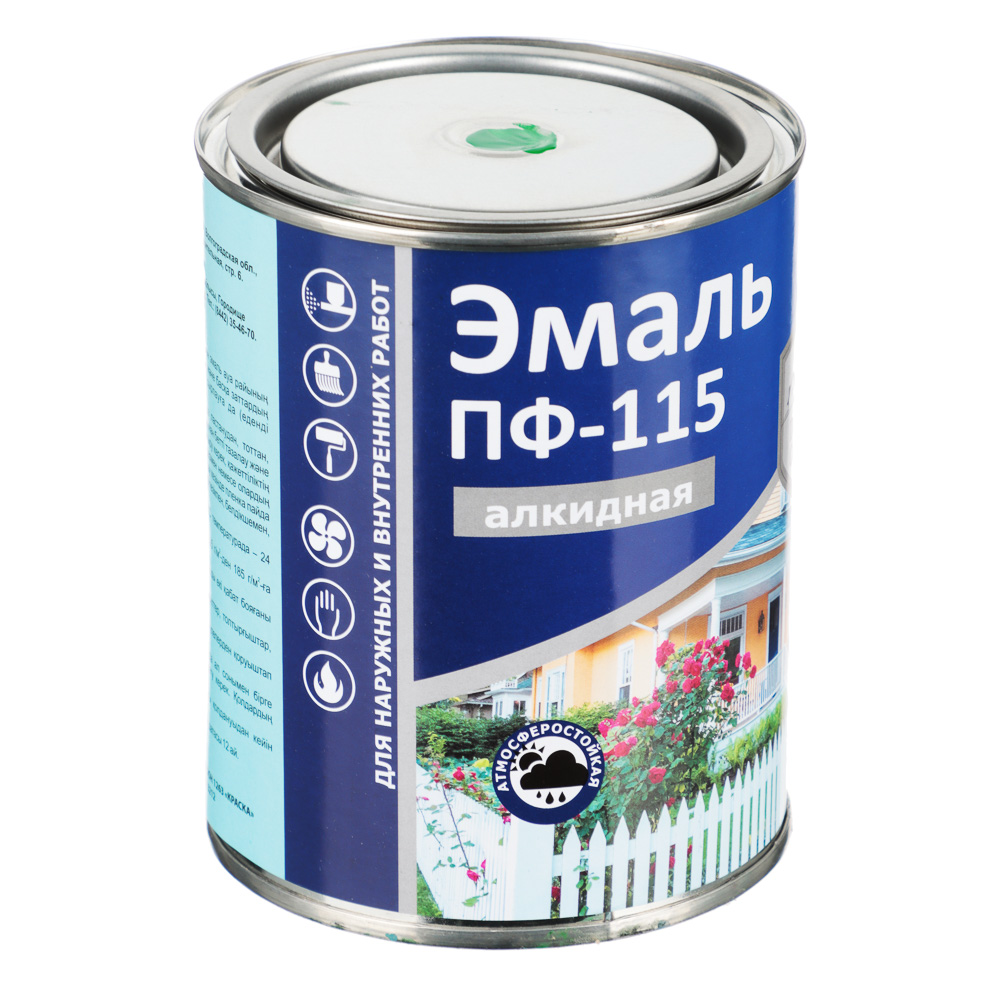 DELTA COLOR Эмаль ПФ-115 Зеленая, арт.№ 630-035