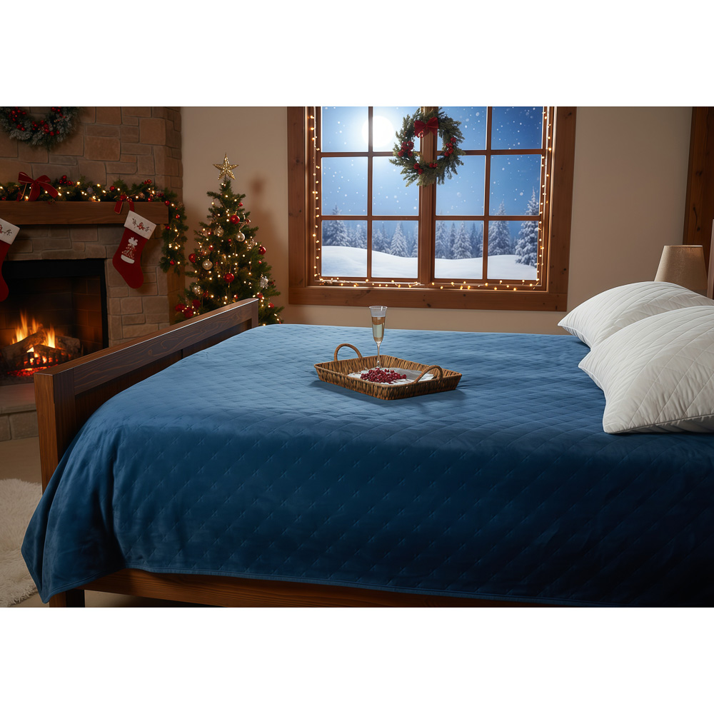 PROVANCE Нордик Покрывало велюр, 200х220см, 100% полиэстер, 2 дизайна, арт.№ 492-277