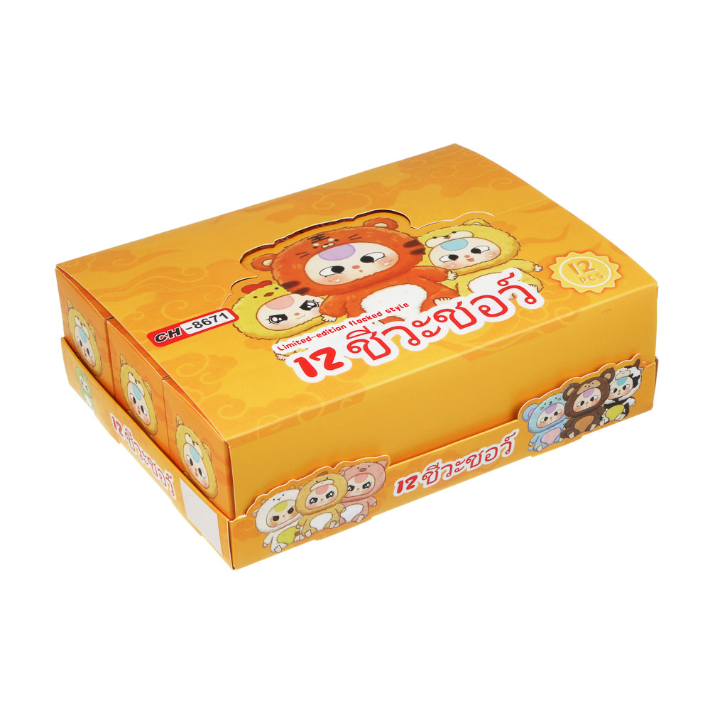 Игрушка Сюрприз "Милашки" флок, полистоун, 7х6х6см, 11 дизайнов, арт.№ 295-306