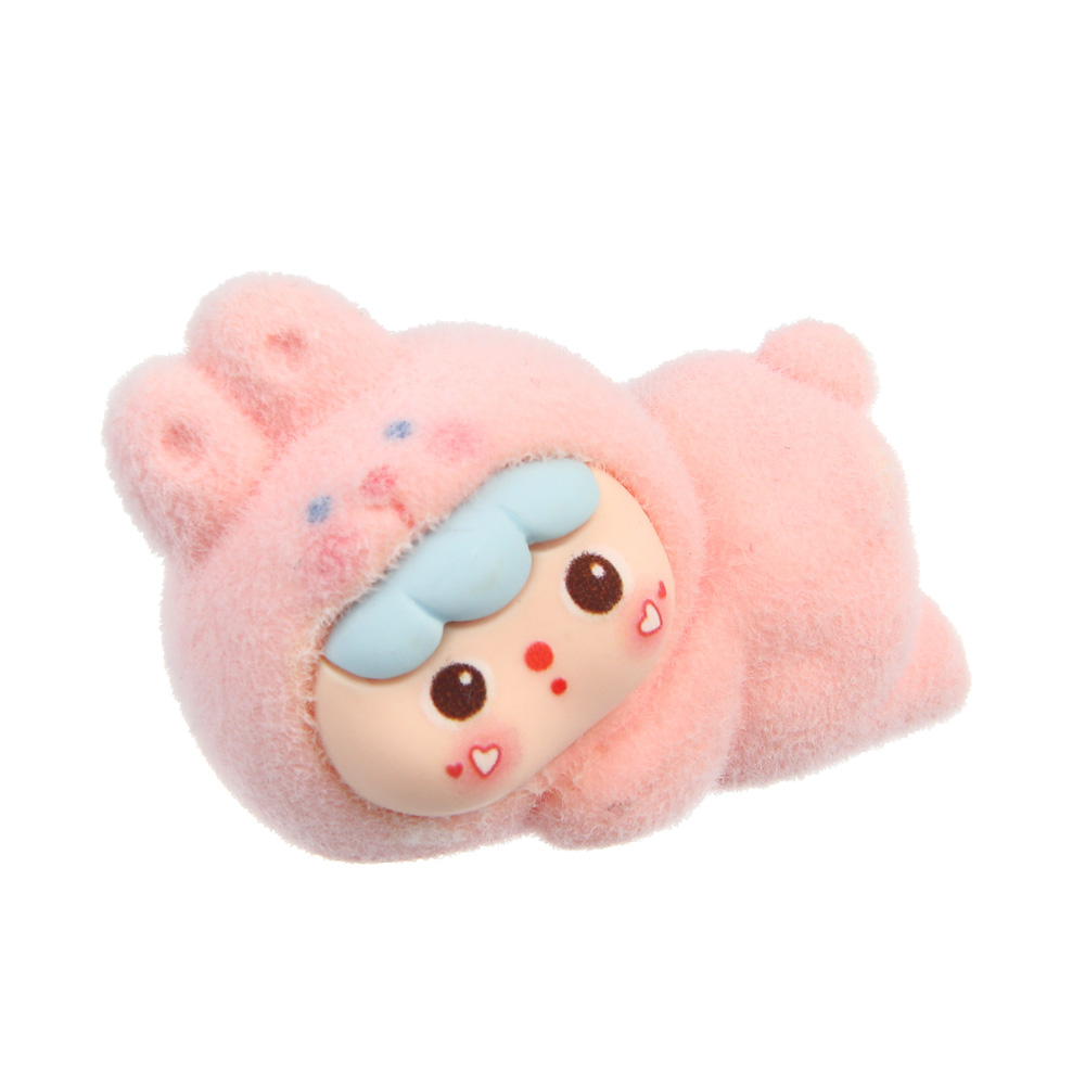 Игрушка Сюрприз "Милашки" флок, полистоун, 7х6х6см, 11 дизайнов, арт.№ 295-306