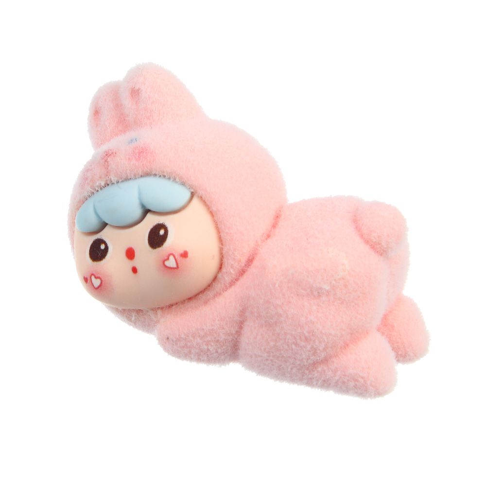 Игрушка Сюрприз "Милашки" флок, полистоун, 7х6х6см, 11 дизайнов, арт.№ 295-306